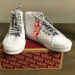 Vans Women's Sk8-hi Size 6.5 True White NEW